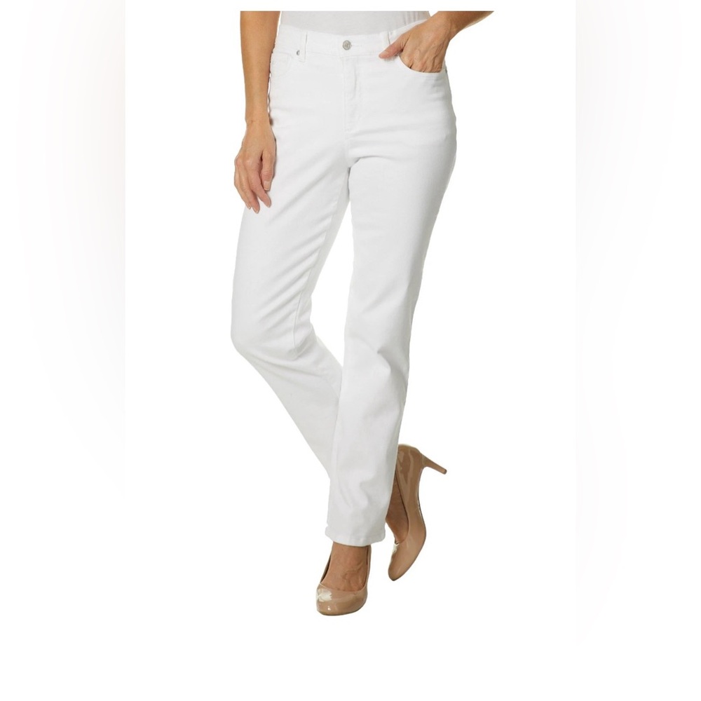 Gloria Vanderbilt White Amanda Classic Stretch Jeans